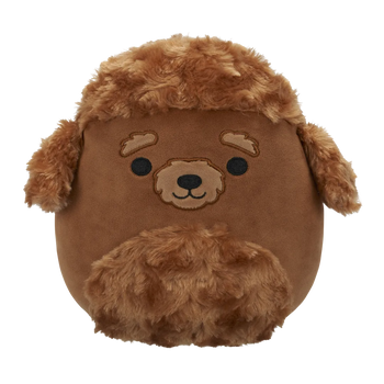 Squishmallows Dro, Labradoodle Auriu cu Burtă Pufoasă, 20 cm