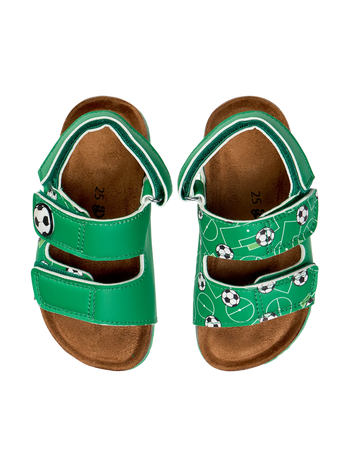 Kids' Cork Sandals Football